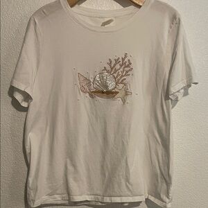 H&M Cream T-Shirt